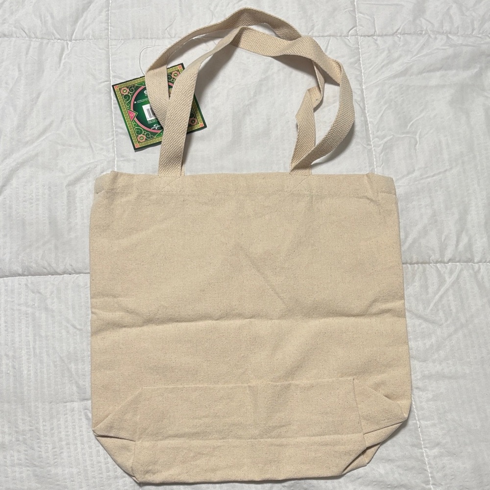 Wicked Canvas Tote Bag - Purple and Green - Picture 3 of 3
